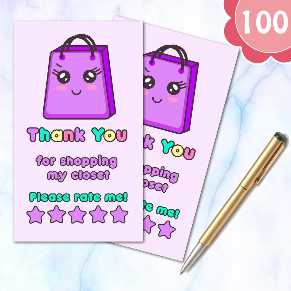100 Thank You Cards